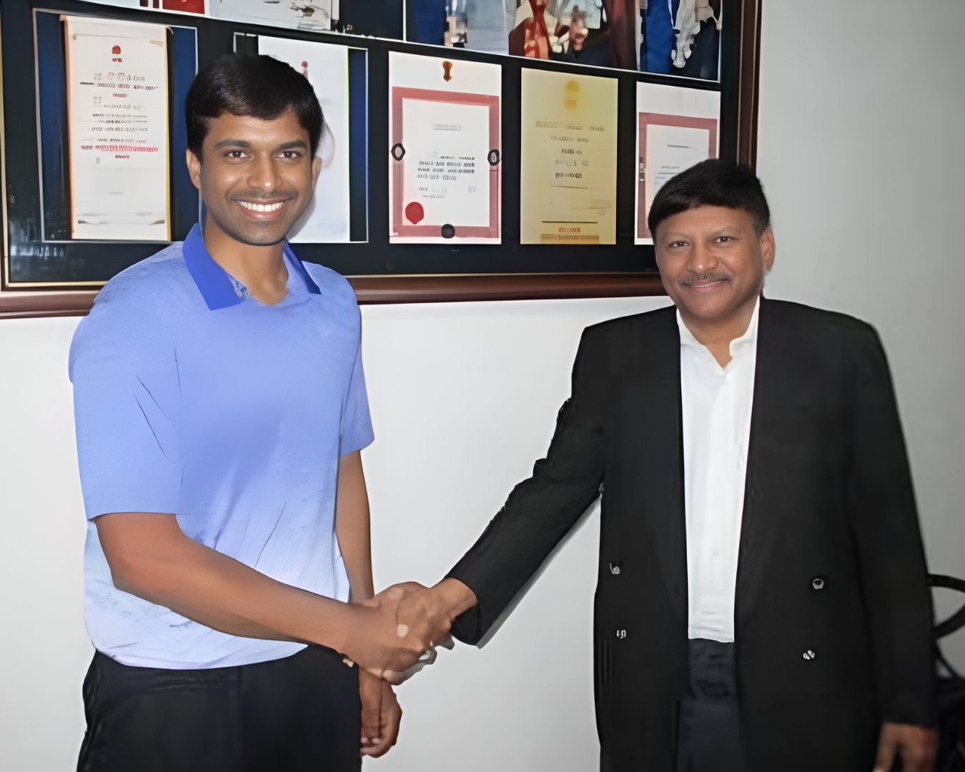 With Gopichand